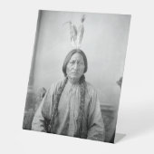 Signe De Table Lakota Leader assis Bull Amérindien (Recto)