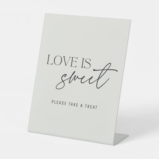 Signe De Table L'Amour Beige moderne est Table Mariage douce (Recto)