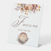 Signe De Table L'amour brasse café nuptiale douche faveurs table (Recto)