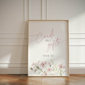 Signe De Table L'amour est dans Bloom rose Fleur sauvage Cartes e