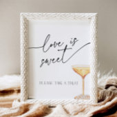 Signe De Table L'amour est de douces perles nuptiales et le buffe