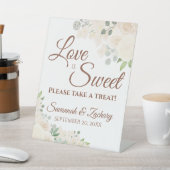 Signe De Table L'amour est doux Prenez un traitement Pale Peach B (In SItu)