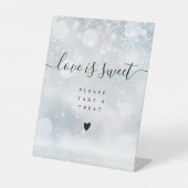 Signe De Table L'Amour Est Doux S'Il Vous Plaît Prendre Une Treat (Recto)