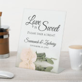 Signe De Table L'amour est sucré Prenez une traite Dusty Pale Pea (In SItu)