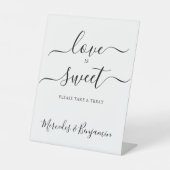 Signe De Table L'Amour Mariage Moderne Est Douce Table Personnali (Recto)
