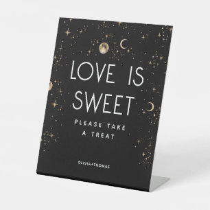 Signe De Table L'amour noir céleste est Mariage doux