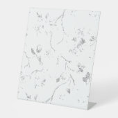 Signe De Table Langue, Gris Cloud Signal Pedestal (Recto)