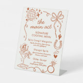 Signe De Table Last Rodeo Bachelorette Party Signature Drink  (Recto)