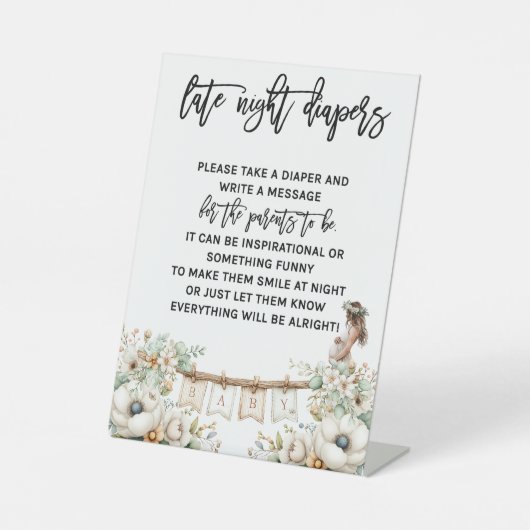 Signe De Table Late night diapers (Recto)