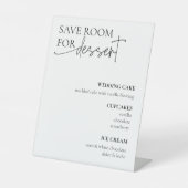 Signe De Table LAURA | Customizable Wedding Dessert Table Sign |  (Recto)