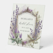 Signe De Table Lavande Regal Fête des mariées florale (Recto)