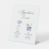 Signe De Table Lavender Signature Drinks Wedding (Recto)