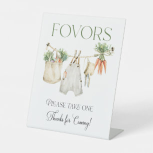 Signe De Table Le Baby shower Agricole Cultivé Localement Favoris