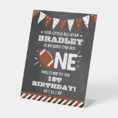 Signe De Table Le Big One | Football 1er anniversaire (Recto)