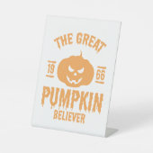 Signe De Table Le grand croyant Citrouille Citrouille de 1966 (Recto)