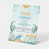 Signe De Table Le Grand, Surf Anniversaire Voyage de Capsule (Recto)