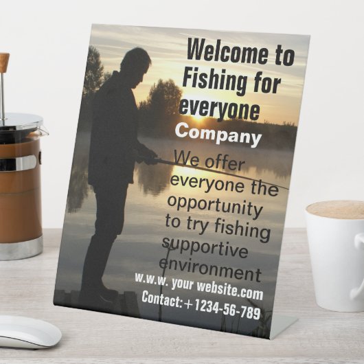 Signe De Table Le matin du pêcheur (In SItu)