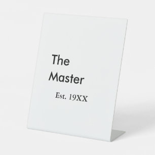 Signe De Table Le nom du patron maître année date homme roi titre