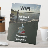 Signe De Table Le pêcheur. Bonne pêche (In SItu)