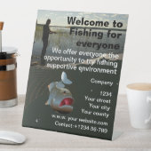 Signe De Table Le pêcheur. Bonne pêche (In SItu)