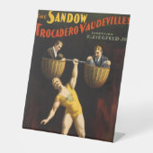 Signe De Table Le Sandow Eugen Sandow Vaudeville Weightlifter (Recto)