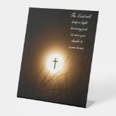SIGNE DE TABLE LE SEIGNEUR VOUS ATTEND  (Recto)