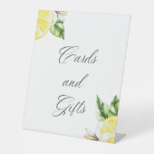 Signe De Table Lemon Mediterranean Shower Cards and gifts (Recto)