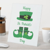 Signe De Table Leprechaun St. Patrick's Day Green Black (In SItu)