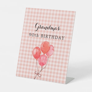 Signe De Table Les 90 ans de grand-mère