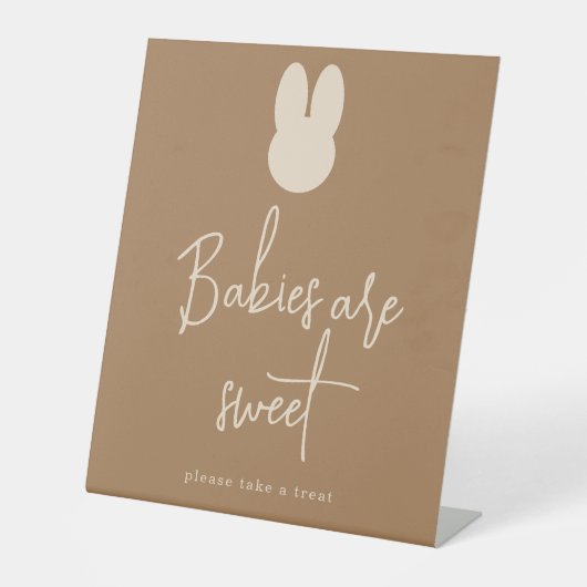 Signe De Table Les bébés lapins simples sont mignons (Recto)