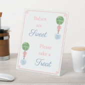 Signe De Table Les bébés Preppy sont doux Prendre une gâterie Fav (In SItu)