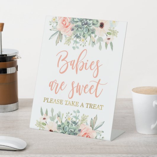 Signe De Table Les bébés sont succulents (In SItu)