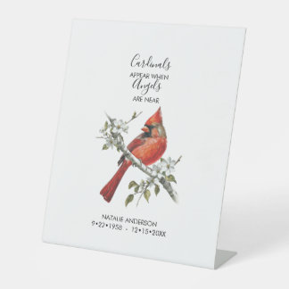 Signe De Table Les cardinaux apparaissent lorsque les anges sont