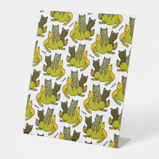 Signe De Table Les chatons d'olive (Recto)