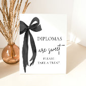 Signe De Table Les Diplômes De Bow Sont Doux Prendre Une Grande D