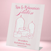 Signe De Table Les filles sont parties Mild Bachelorette Spa Stat