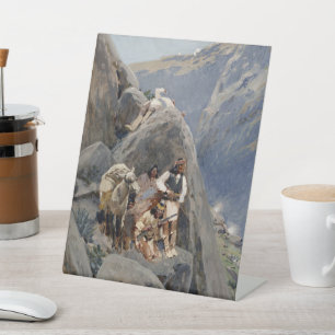 Signe De Table Les guerriers d'Apache : une embuscade sur la cava