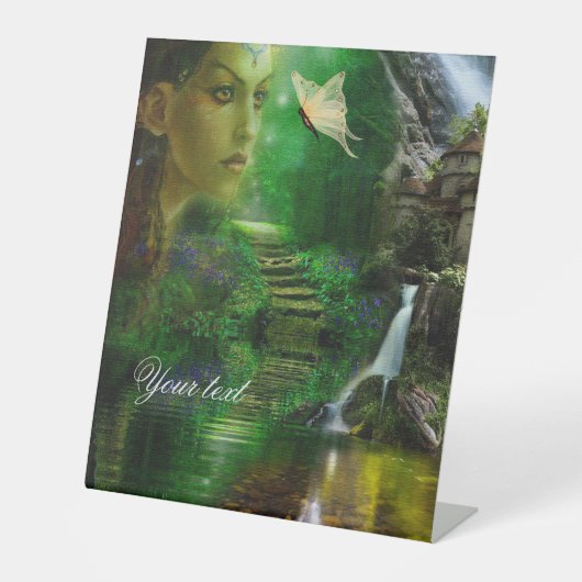 Signe De Table Les papillons sont libres de voler (Recto)