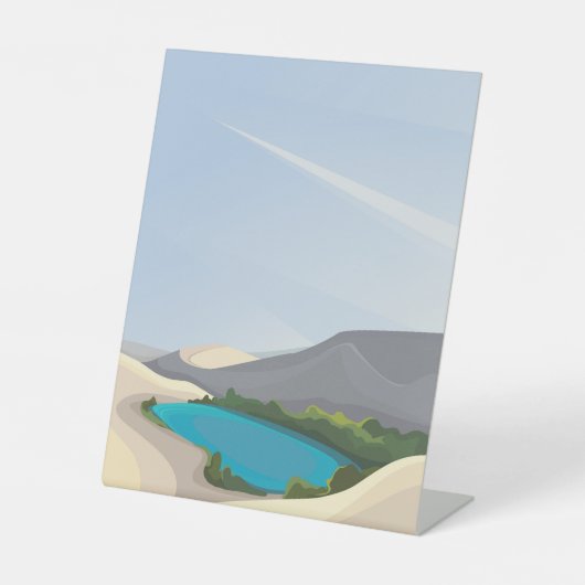 Signe De Table Les paysages d'Oasis (Recto)