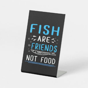 Signe De Table Les poissons ne sont pas de la nourriture TShirt p