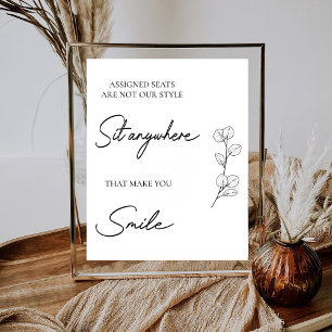 Signe De Table Les Sièges mariages Assignés Ne Sont Pas Notre Sty