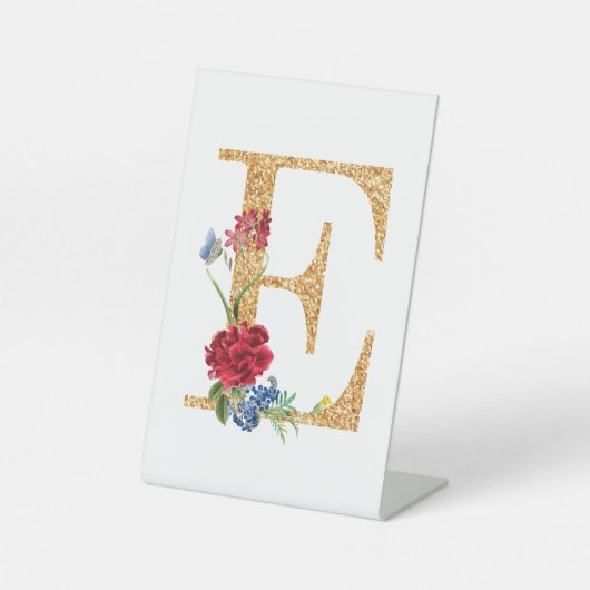 Signe De Table Lettre e (Recto)