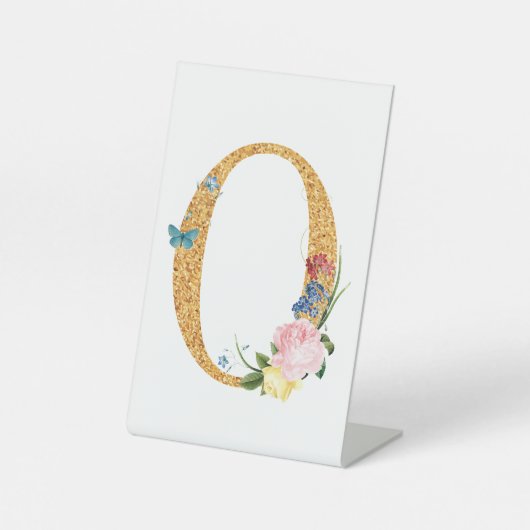 Signe De Table Lettre o (Recto)