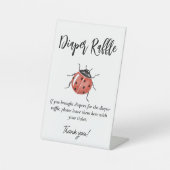 Signe De Table Léybug Baby shower Déchets Raffle (Recto)