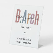 Signe De Table Licence en architecture personnalisée (Recto)