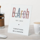 Signe De Table Licence en architecture personnalisée (In SItu)