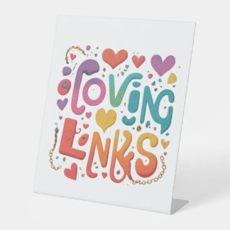 Signe De Table Liens d'amour
