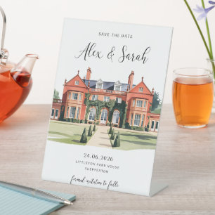 Signe De Table Lieu Enregistrer la date Carte Mariage du lieu du 