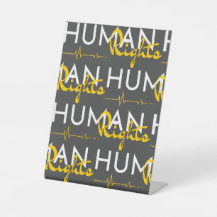 Signe De Table Lifeline to Human Rights