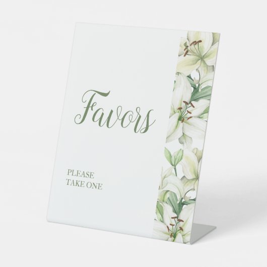 Signe De Table LILY Blossom Elegance Favoriser (Recto)